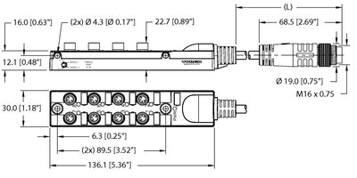 NS-E-TURCK-TB-8M8M-4-0.3/BSM 19